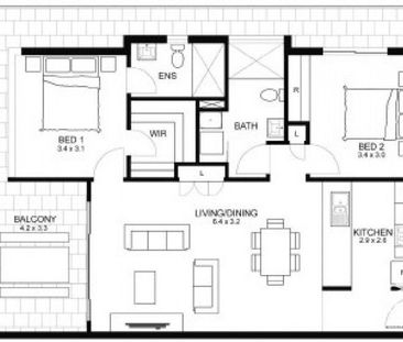 Furnished Top floor 2 bedroom units - CLOSE TO EVERYTHING +PHYSICAL... - Photo 3