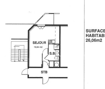 Location Appartement 1 pièce 26m² - Photo 6
