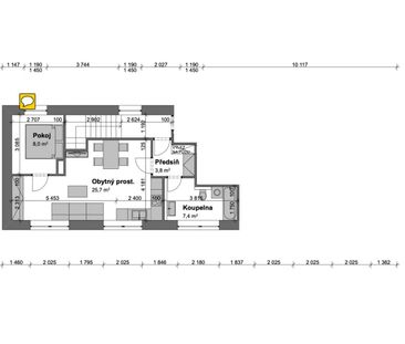 Pronájem bytu 2+kk 45 m² - Photo 2