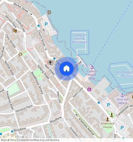 Arwenack Street, Cornwall TR11