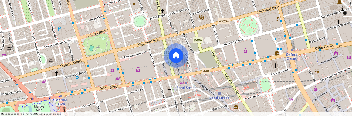 St Christopher's House, Christopher's Place, Marylebone, London, W1U