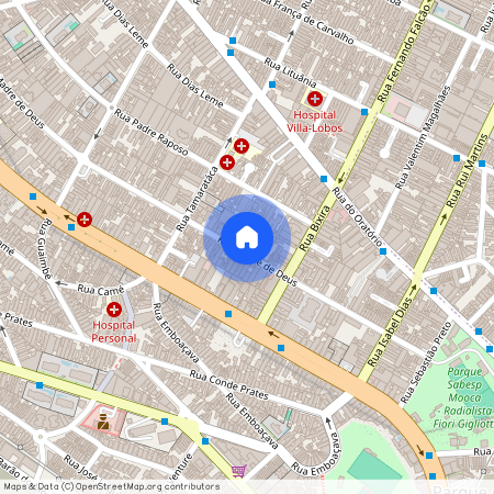 Rua Madre de Deus, 1323 - Móoca, São Paulo - SP