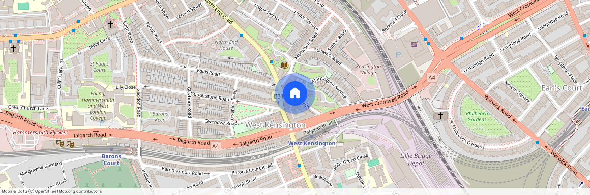 West Kensington Court, Edith Villas, London, W14