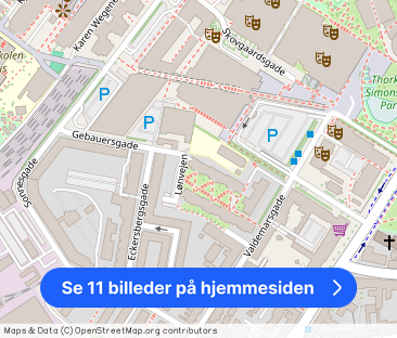 Flot lys lejlighed med stor altan | Aarhus C - Foto 1