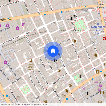 Duck Lane, London, Greater London, Soho, W1F