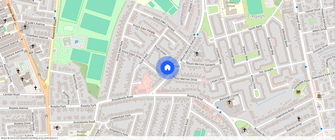 ** Mount Merrion Avenue, BT6 0FR, Belfast