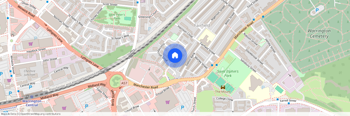 Weaversfold, Warrington, WA1