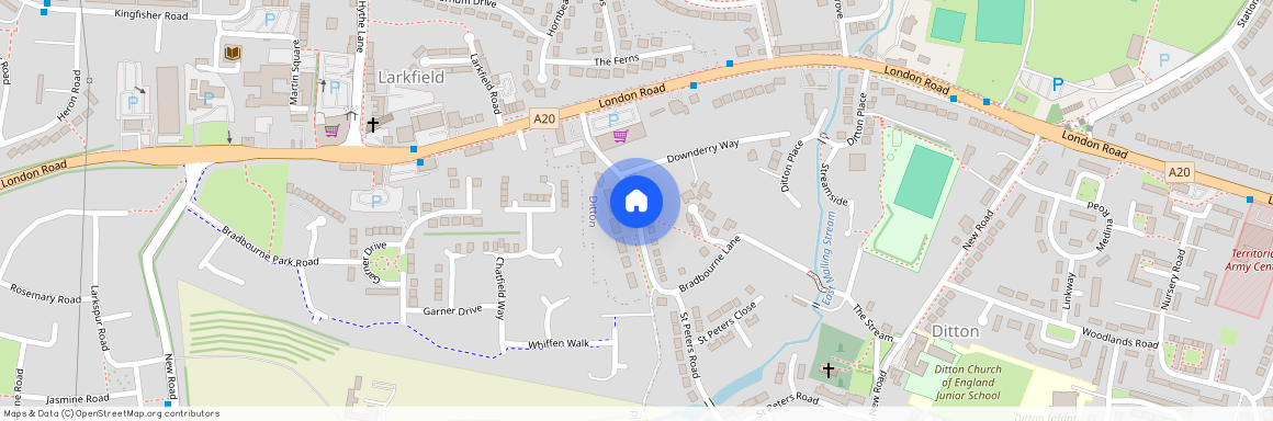 Bradbourne Lane, Ditton, Aylesford, Kent, ME20