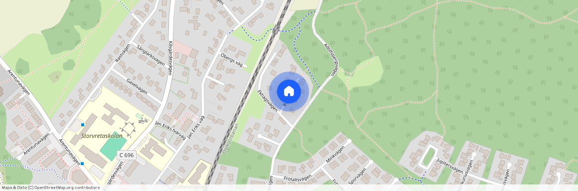 Barrvägen, Storvreta