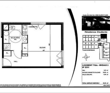 Location Appartement 1 pièce 32m² CALUIRE ET CUIRE 69300 - Photo 6