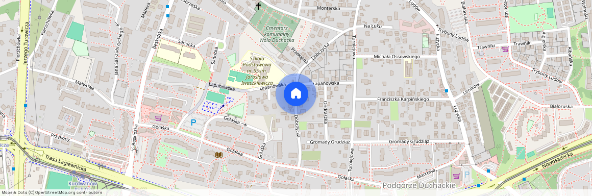 ul. Dobczycka, Wola Duchacka, Podgórze Duchackie, Kraków, małopolskie