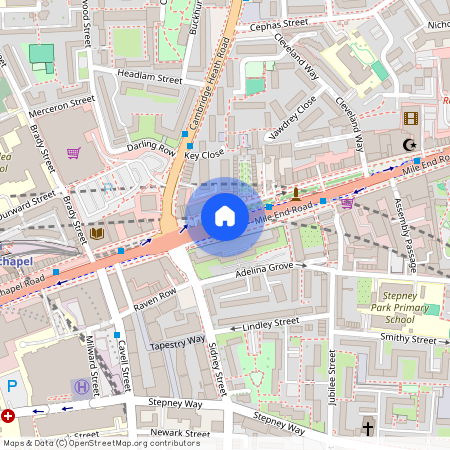 Mile End Road, Whitechapel, E1