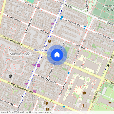 Theresienstraße 114, 80333 München - Maxvorstadt