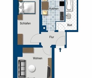 Erstbezug nach Sanierung! - Photo 1