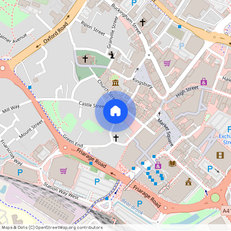 Old Aylesbury, Castle Court (walk Of Station)