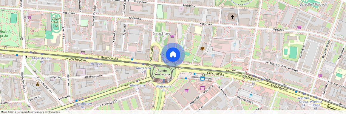 ul. Kobielska, Grochów, Praga-Południe, Warszawa, mazowieckie