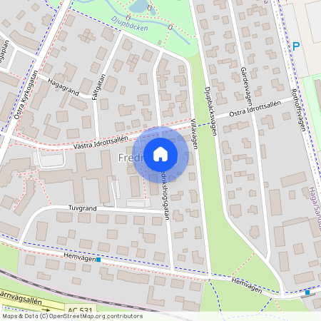 Fredrikshögsgatan, Umeå