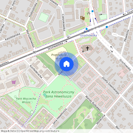 ul. Księżycowa, Pogodno, Grunwald, Poznań, wielkopolskie