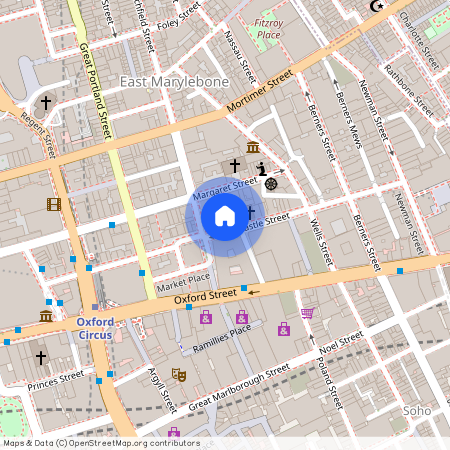 1 Eastcastle Street, London W1T