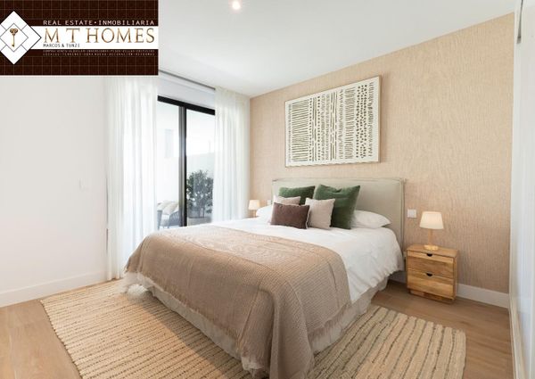 BRAND-NEW LUXURY GROUND FLOOR APARTMENT – EL HIGUERÓN – PRIVATE GARDEN & LARGE TERRACE – WALKING DISTANCE TO RESORT AMENITIES