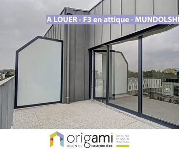 MUNDOLSHEIM - Atypique F3 en attique - Photo 3