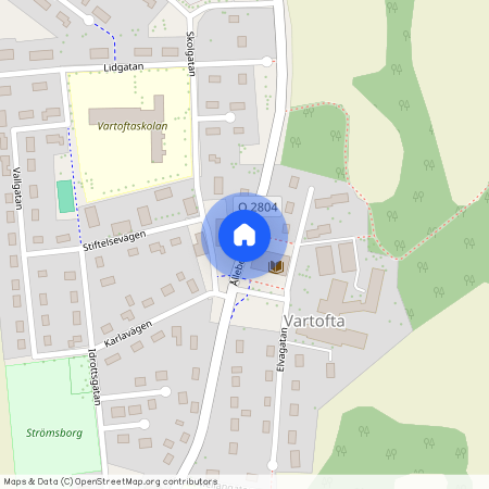 Ållebergsvägen, Vartofta