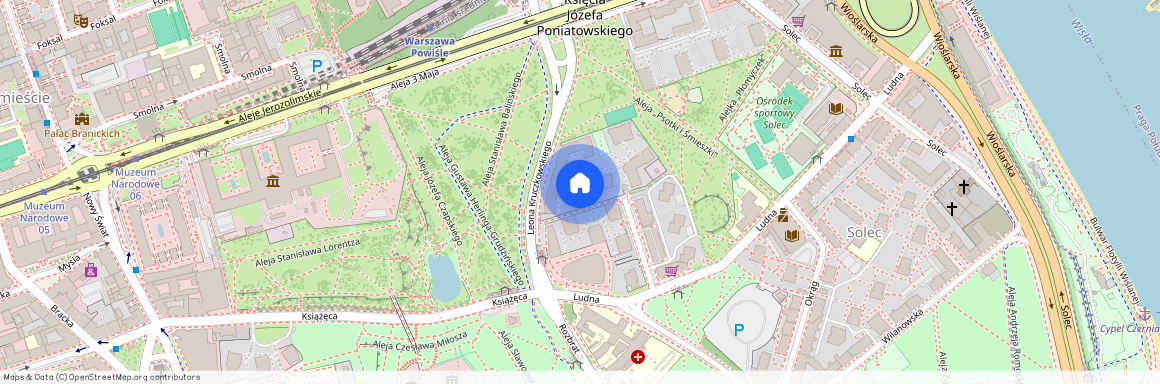 ul. Leona Kruczkowskiego, Solec, Śródmieście, Warszawa, mazowieckie