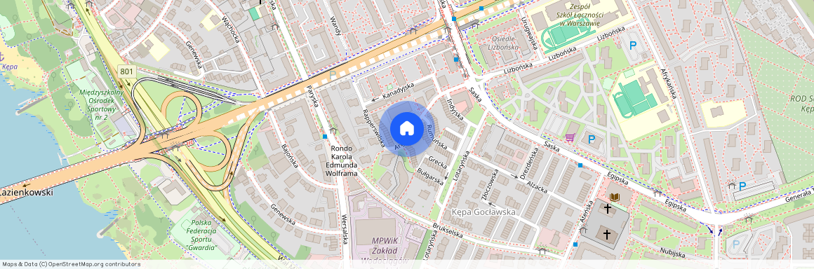 Warszawa, Praga-Południe, Saska, Kępa, Argentyńska