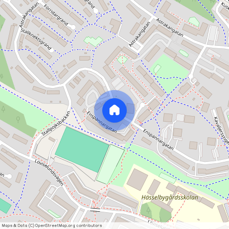 Enspännargatan 49, Gård