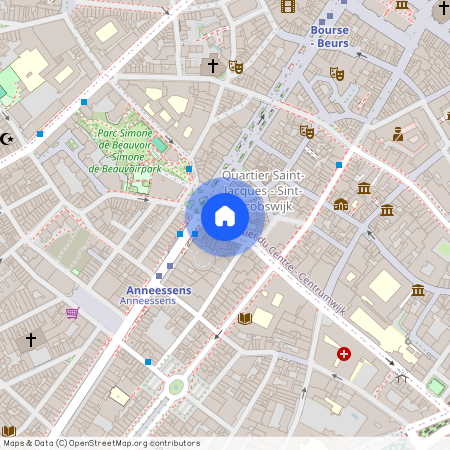 Place Fontainas - Fontainasplein 16, 1000 Brussels, Belgium