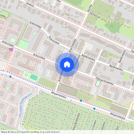 ul. Olbrachtowska, Leśnica, Fabryczna, Wrocław, dolnośląskie