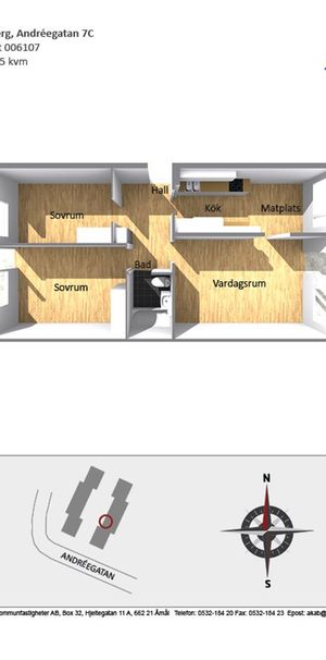 Andréegatan 7 C - Foto 1