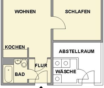 2-Raum-Wohnung - Photo 5