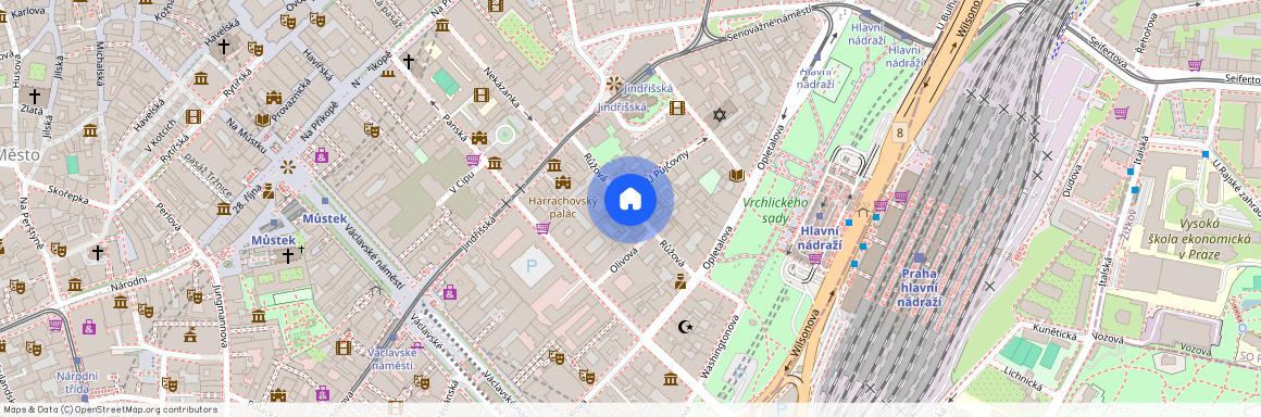 Růžová, Praha 1 - Nové Město