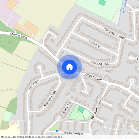 Clayton Road, Chessington, Surrey. KT9