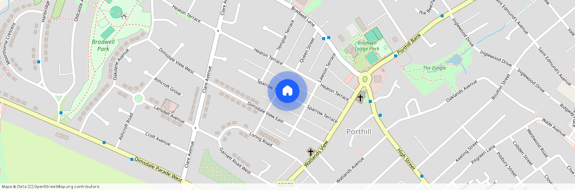 Sparrow Terrace, Porthill, Newcastle-under-Lyme, ST5