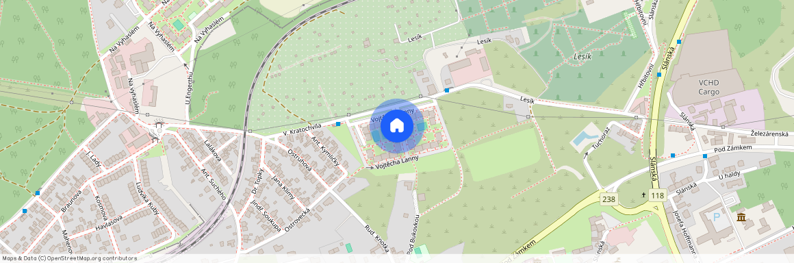 Vojtěcha Lanny, Kladno - Kladno, Středočeský kraj