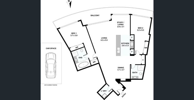 Spacious Apartment Offering Views, Location & Lifestyle - Photo 1