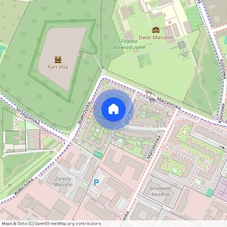 ul. Marcelińska, Marcelin, Grunwald, Poznań, wielkopolskie