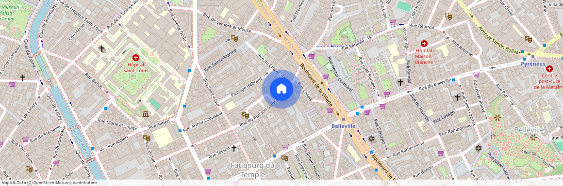 23 Rue du Buisson Saint-Louis 23, Paris