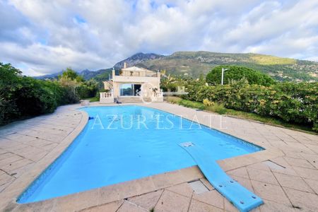 MENTON : VILLA AVEC PISCINE VUE MER - Photo 3