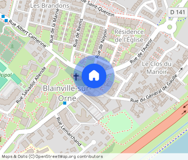 A LOUER A BLAINVILLE SUR ORNE UN APPARTEMENT MEUBLE RECENT TYPE F 2 - Photo 1