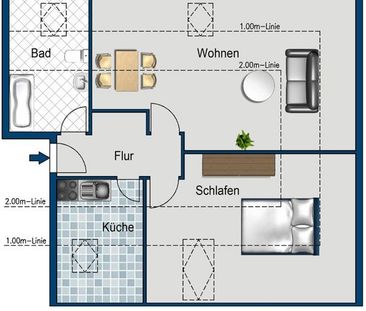 Niedliche Wohnung im Dachgeschoss sucht Dich! - Photo 5