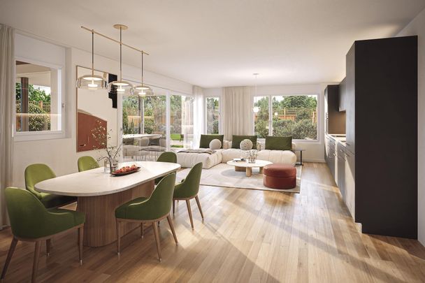 Stilvolle 3.5-Zimmerwohnung im Neubauprojekt AFFINO - Photo 1