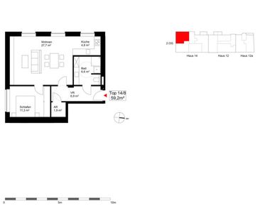Gemütliche 2 ZIMMERWOHNUNG in der Sandgasse - Photo 5
