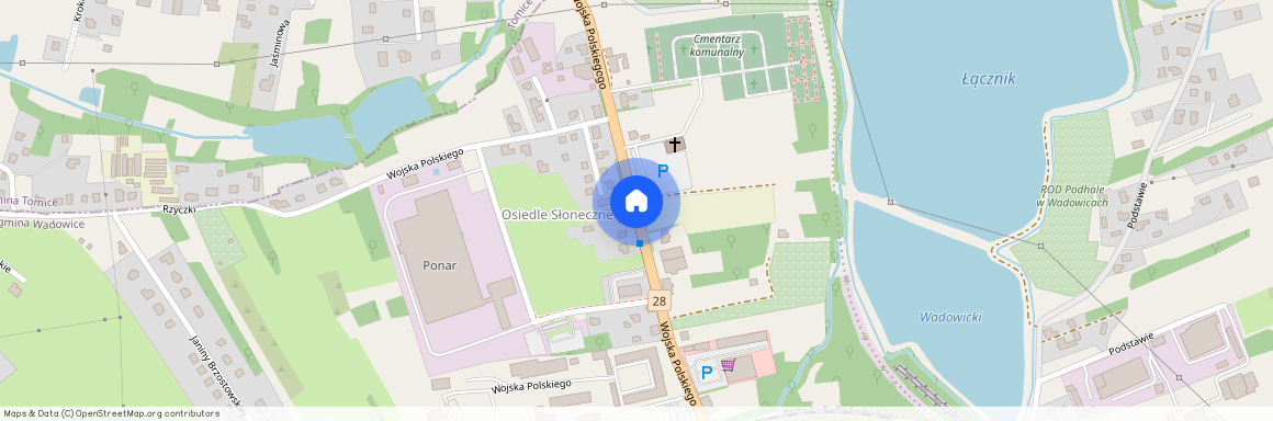 ul. Wojska Polskiego, Wadowice, Wadowice, wadowicki, małopolskie