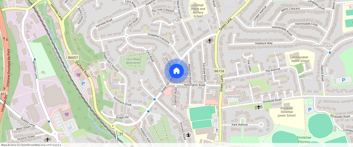 ** Snape Hill Lane, Dronfield, S18 2GP