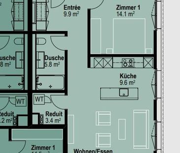 Erstvermietung Mattenplatz Kriens - Modern Living. Luzern Süd. - Foto 6