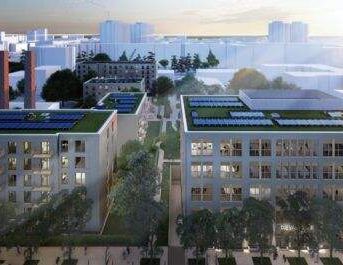 Neubau im Erstbezug mit Fußbodenheizung und Balkon / WBS 160, 180 oder 220% erforderlich - Photo 1