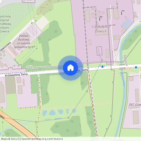 ul. Odrowążów, Sośnica, Gliwice, śląskie